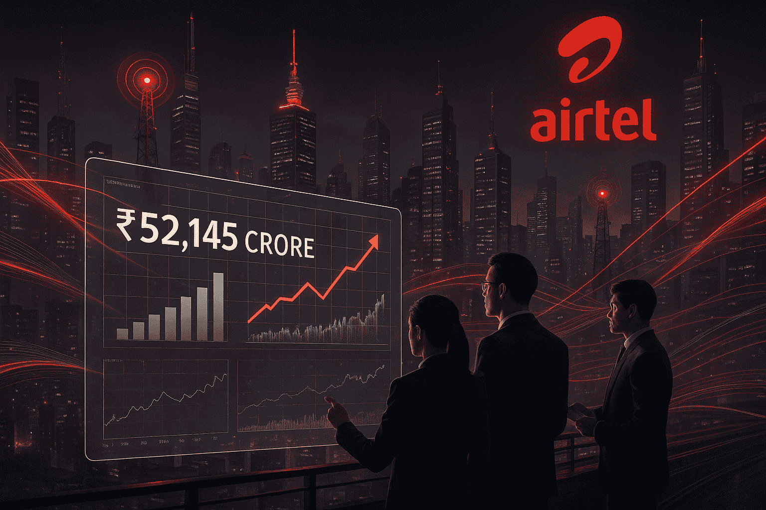 Bharti Airtel Clocks ₹52,145 Crore Revenue in Q2, as Tari...