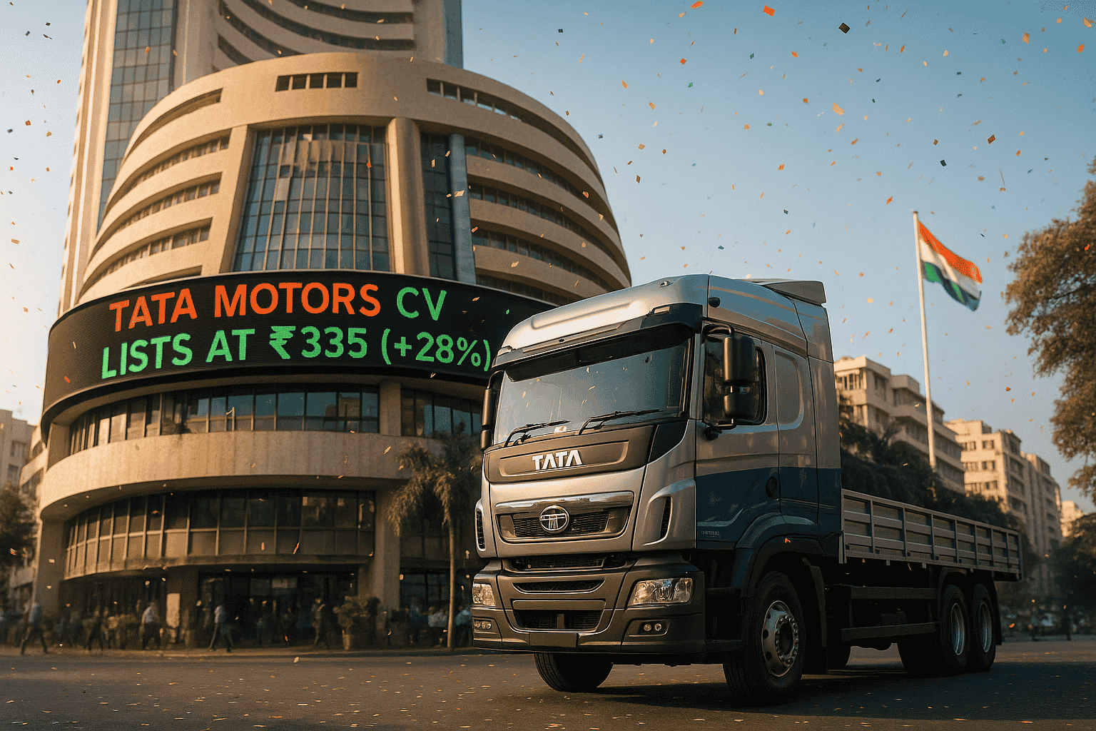 Tata Motors’ CV Shares Roar Onto the Street: A Story Abou...